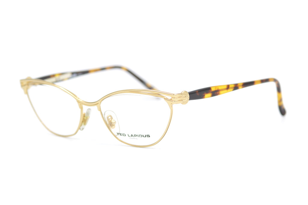 Ted Lapidus 706 C021 Vintage Glasses. 80s Ted Lapidus glasses. Ted Lapidus Lunettes. 80s Cat Eye glasses.