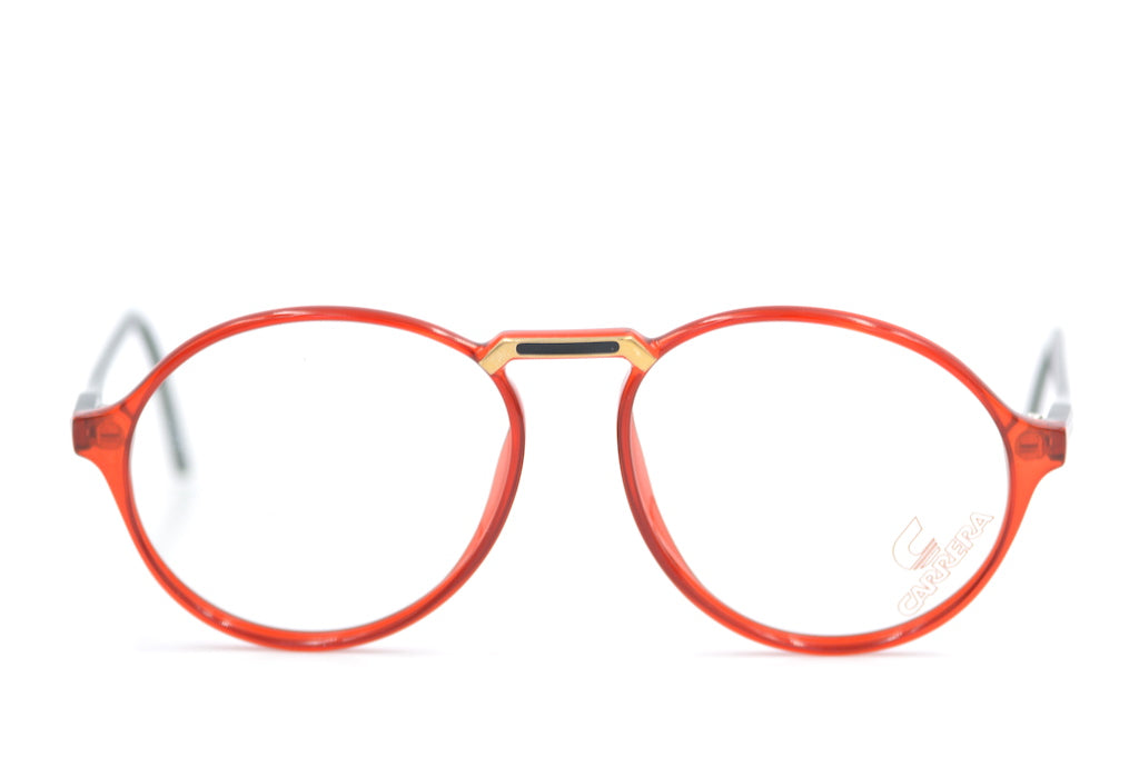 Carrera 5339 30 Vintage Glasses. Red round glasses. Red vintage glasses. Red Carrera glasses.
