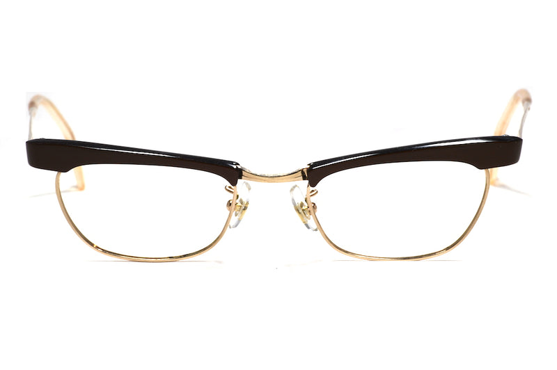 Ladies vintage glasses, Ladies vintage spectacles, vintage lunettes, vintage gafas, vintage occhiali, vintage gold filled glasses. 50s cat eye glasses. Retro glasses.