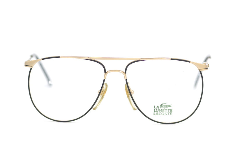Lacoste 767F vintage glasses. Lacoste Glasses. Vintage designer glasses. Cool retro glasses.