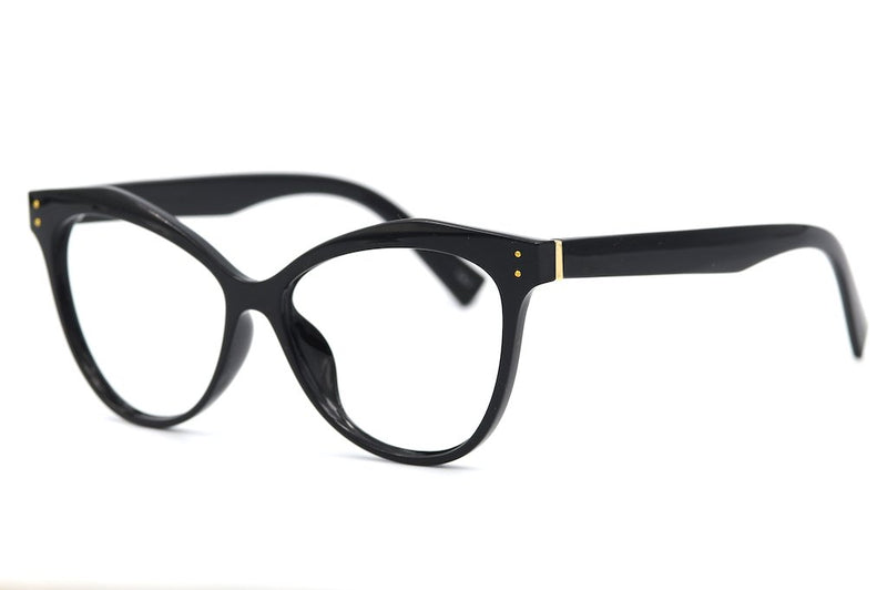 Cateye glasses, Cheap Glasses, Sustainable glasses, Black Cat Eye Glasses, Sustainable Eyewear