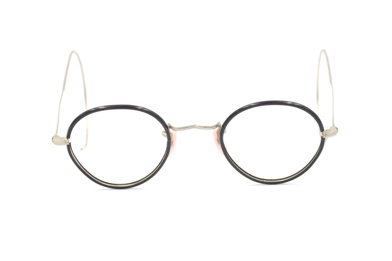 Nitsche & Gunther British Optical Co Ltd, 1940's glasses, 1940s panto glasses, vintage glasses, vintage eyewear, british eyewear