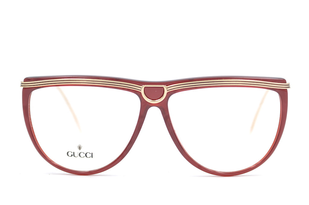 Gucci 2303 58T Vintage Glasses. Red Vintage Glasses. Red Gucci Glasses. House of Gucci Glasses. Vintage Designer Glasses. 