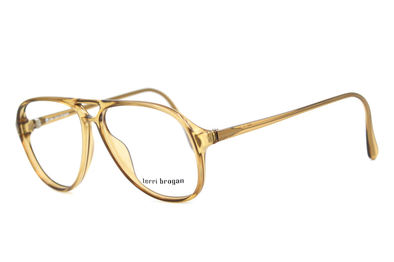 Terri Brogan 8829 Vintage Glasses. Mens Vintage Glasses. Terri Brogan Glasses. Vintage Glasses. Sustainable Glasses.  Vintage aviator glasses. Mens aviator glasses. 