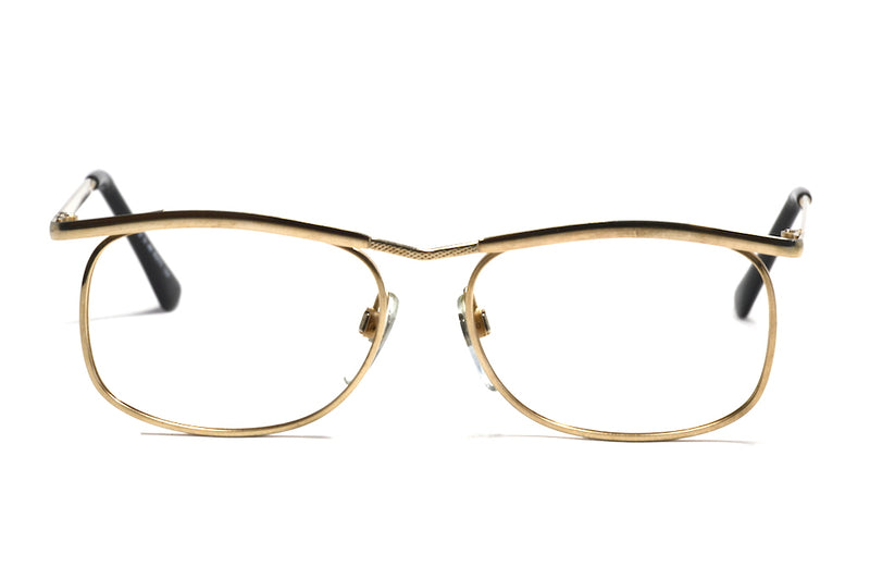 mens vintage gold glasses, mens vintage lunettes, mens vintage gafas, vintage occhiali