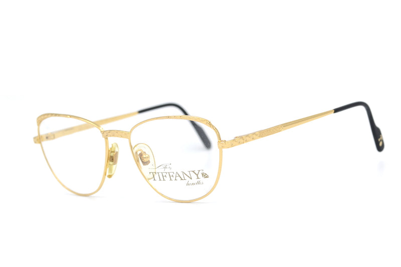 Tiffany 350 Vintage Glasses. Ladies Tiffany Glasses. Luxury Vintage Glasses. Rare Vintage Glasses. 23KT GP Glasses. 23KT Gold Plated Glasses. Vintage Tiffany