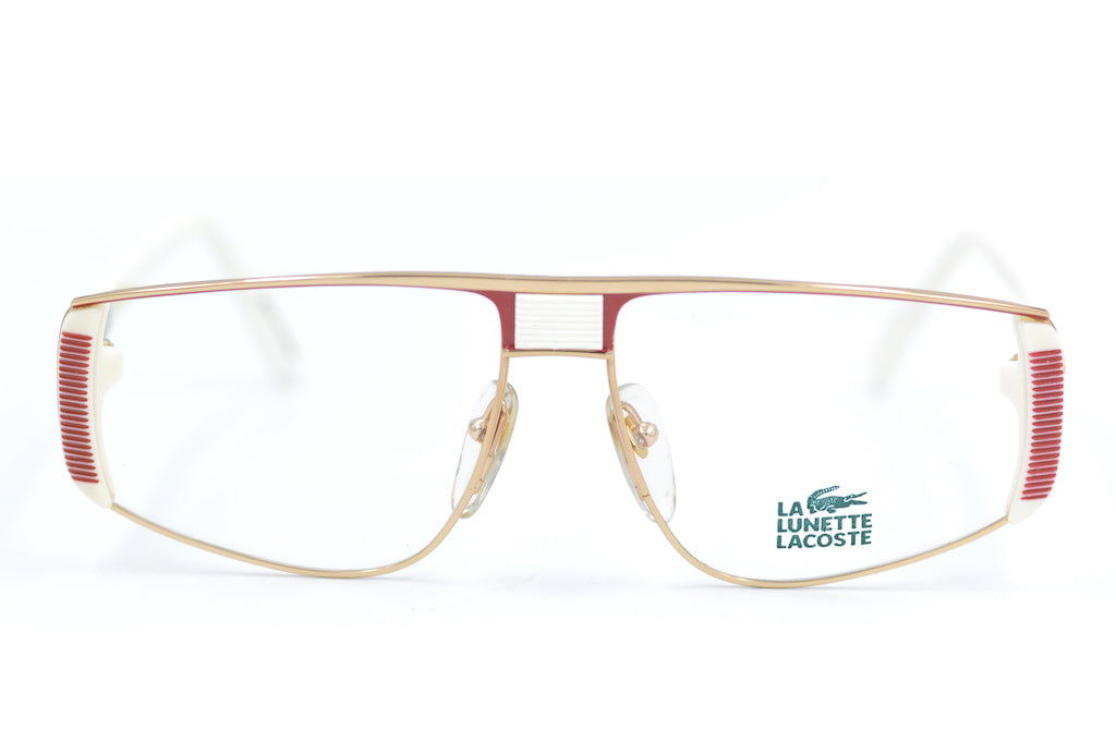 Lacoste 138 261 Vintage Glasses. Sporty Vintage Glasses. Rare Vintage Glasses. Lacoste Glasses. Cool Retro Glasses.