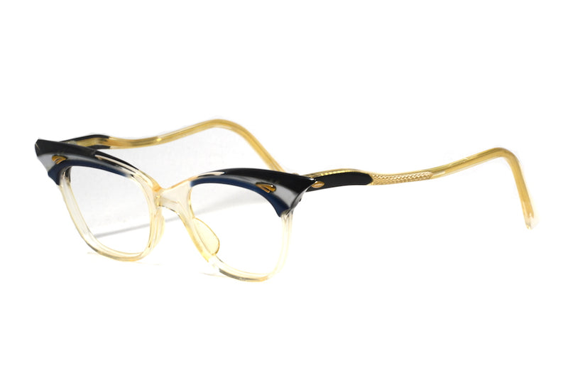 1950's glasses, 1950's cat eye glasses, petite vintage glasses, 1950's lunettes, 1950's gafas, 1950's occhiali