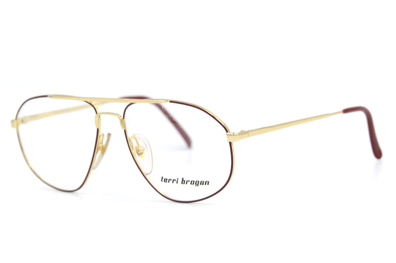 Terri Brogan 8845 43 vintage glasses. Terri Brogan aviator. Vintage aviator glasses. Mens aviator glasses. Aviator glasses online. 