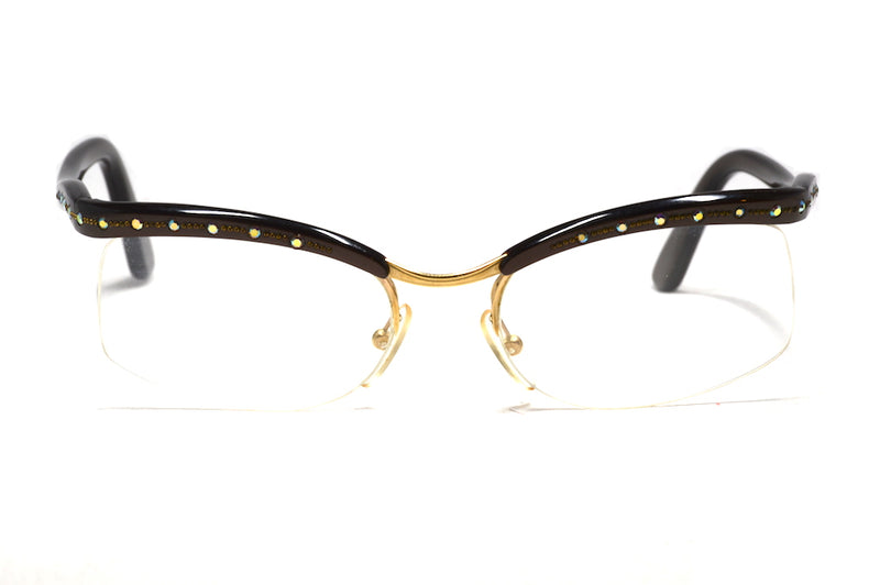 1950s vintage glasses, 1960s vintage glasses, vintage supra, vintage diamante glasses, vintage spectacles, retro glasses, vintage cat eye glasses, 