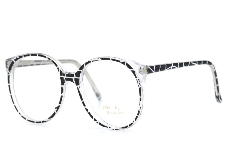 Zoe by Brulimar 2167. Oversized Glasses. Vintage Oveersized Glasses. 1980's Vintage Glasses. Sustainable Glasses. 