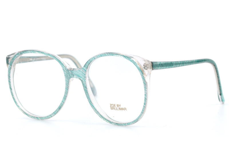 Zoe by Brulimar 2210. Oversized Glasses. Vintage Oveersized Glasses. 1980's Vintage Glasses. Sustainable Glasses. 