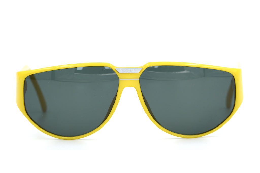 Carrera 5417 40 Vintage Sunglasses. Vintage Carrera Sunglasses. Skiing Sunglasses. Vintage Skiing Sunglasses. Vintage Sport Sunglasses. 1980's Sunglasses.  Yellow sunglasses. Ski sunglasses.