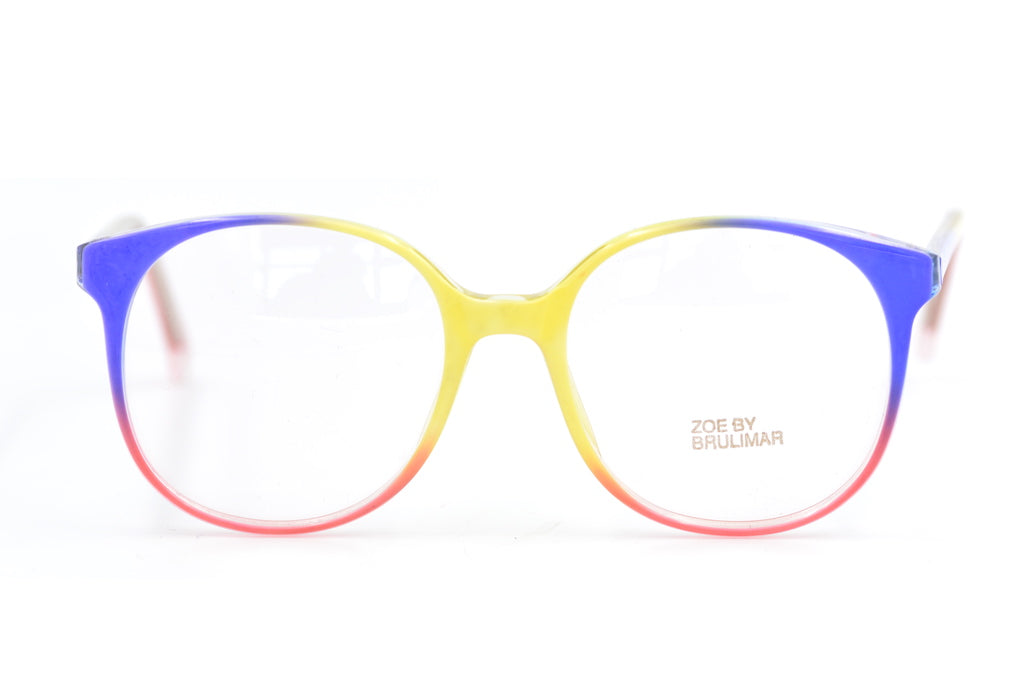 Zoe 2392 Bright Rainbow Glasses | 80s Oversized Glasses | Bright Colourful Glasses