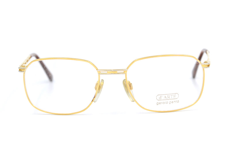 Gerald Genta d'ARTE 09 vintage glasses. Gerald Genta. Vintage Gerald Genta glasses. Gold plated glasses. Rare vintage glasses. 