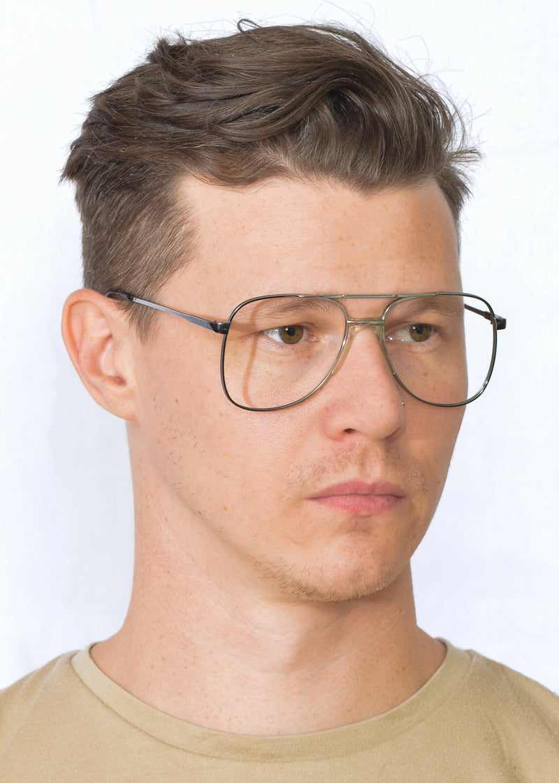 Böher Vintage Glasses. Böher aviator glasses. 80s German glasses. Böher eyeglasses. Vintage retro eyeglasses.