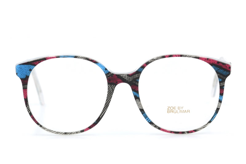 Zoe by Brulimar 2196. Oversized Glasses. Vintage Oveersized Glasses. 1980's Vintage Glasses. Sustainable Glasses. 