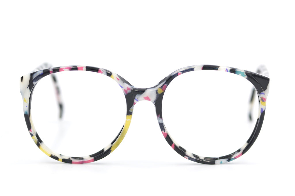 Zoe by Brulimar 2229 80s vintage glasses. Multi coloured vintage glasses. 80s Vintage glasses. Deirdre Barlow Glasses.