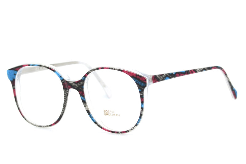 Zoe by Brulimar 2196. Oversized Glasses. Vintage Oveersized Glasses. 1980's Vintage Glasses. Sustainable Glasses. 