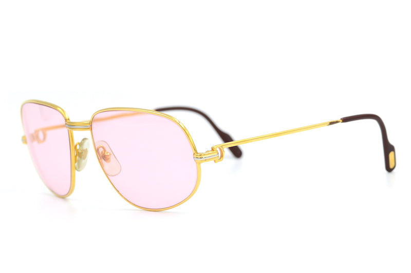 Cartier Romance Louis vintage sunglasses as seen on Drake. Cartier Sunglasses. Vintage Cartier Sunglasses. Gold plated sunglasses. Rare vintage eyewear. 