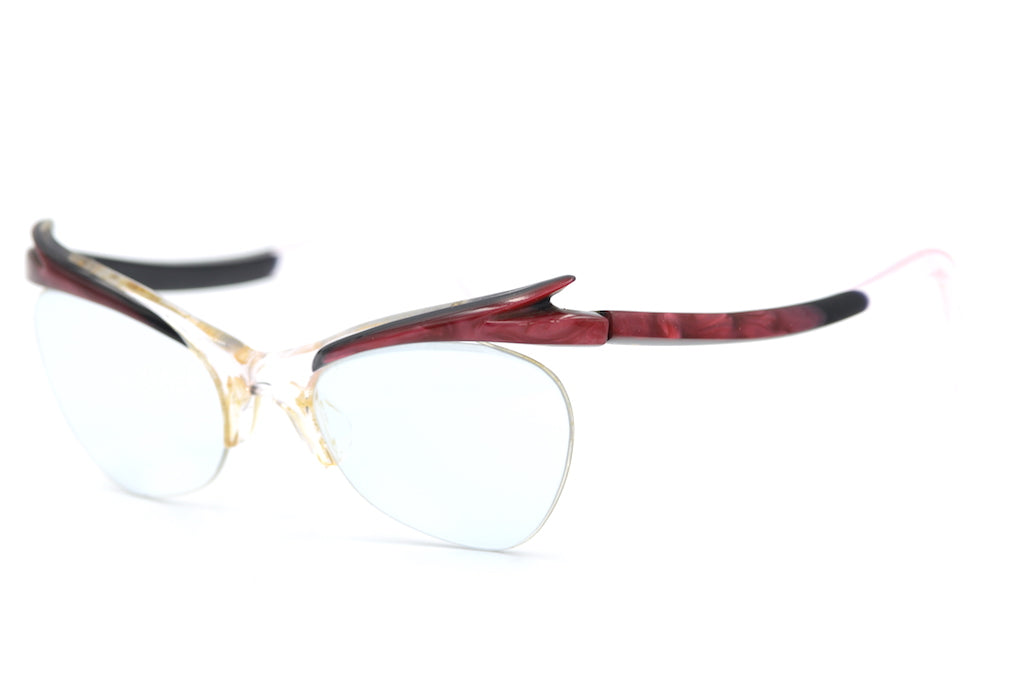 1950s supra glasses, 1950s vintage glasses, retro spectacle vintage glasses, sustainable eyewear, vintage eyewear, vintage lucite glassses