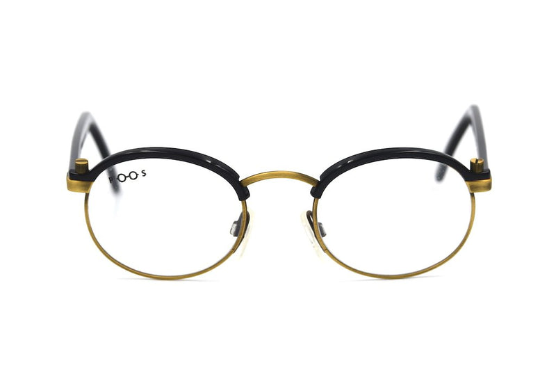 Poul Stig Design Oval Glasses. Mens Retro Glasses. Mens Vintage Style Glasses. Steampunk Glasses. Rockabilly Style Glasses. Sustainable Glasses.