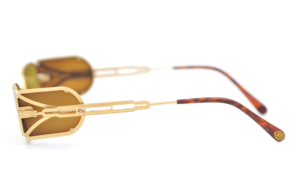 Matsuda 10611 90s Vintage Sunglasses | Steampunk Vintage