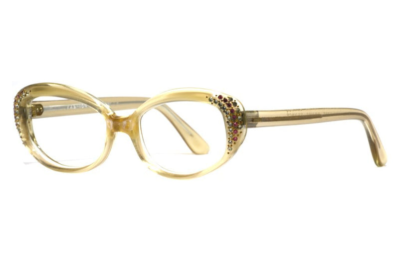 1950s vintage glasses, diamante vintage glasses, cat eye vintage glasses, 1950s lunettes, 1950s occhiali, 1950s gafas