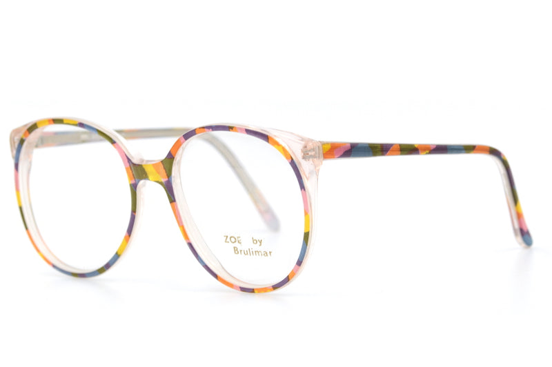 Zoe by Brulimar 2218. Oversized Glasses. Vintage Oveersized Glasses. 1980's Vintage Glasses. Sustainable Glasses. 