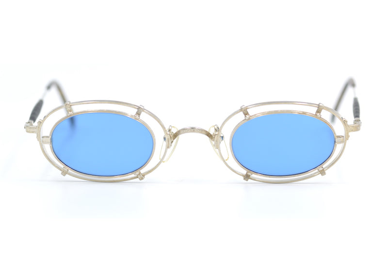 Matsuda 10607 Super Rare Vintage Glasses. Steampunk Vintage Glasses. Luxury Matusda Eyewear. Matsuda Sunglasses. 