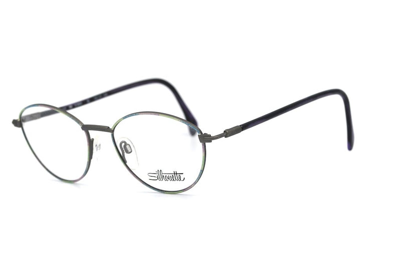 Silhouette M6227 Vintage Glasses. Silhouette Vintage Glassses. Silhouette Ladies Glasses. Cheap Silhouette Glasses. 1980's Silhouette Glasses