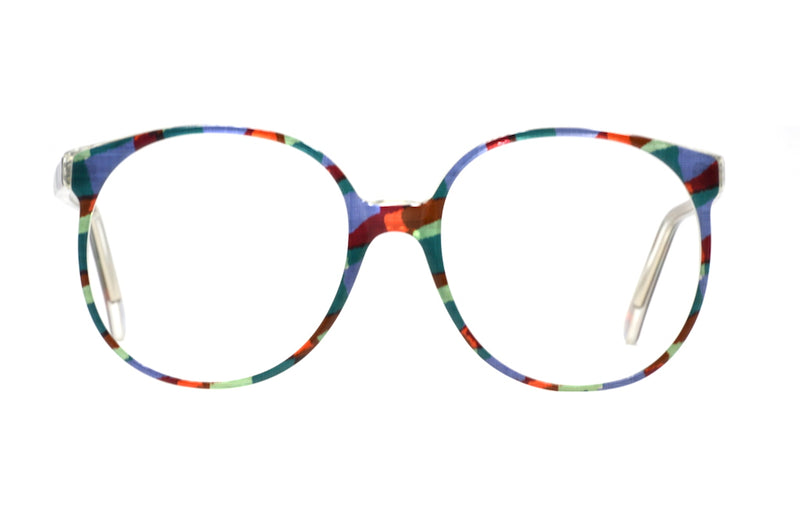1980s vintage glasses, oversized vintage glasses, multi coloured glasses, 1990s vintage glasses