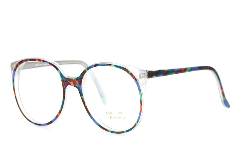 Zoe by Brulimar 2216. Oversized Glasses. Vintage Oveersized Glasses. 1980's Vintage Glasses. Sustainable Glasses. 