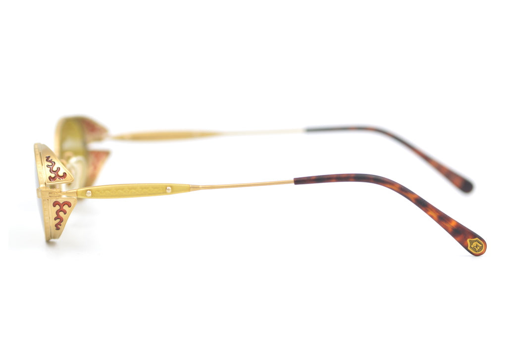 Matsuda 10608 90s Vintage Sunglasses | Steampunk Vintage