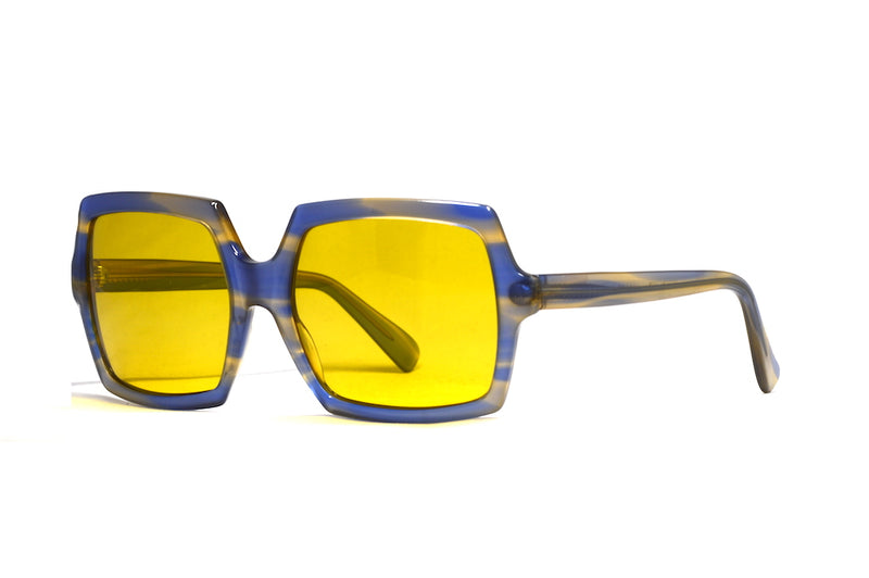 Tofana rodenstock sunglasses, vintage sunglasses, 1970s sunglasses, yellow lens sunglasses, vintage contrast enhancing sunglasses