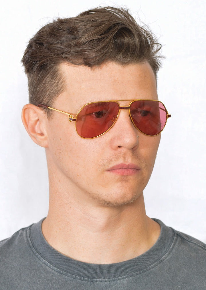 Fendi Men's Fendi First Metal Shield Sunglasses | Neiman Marcus