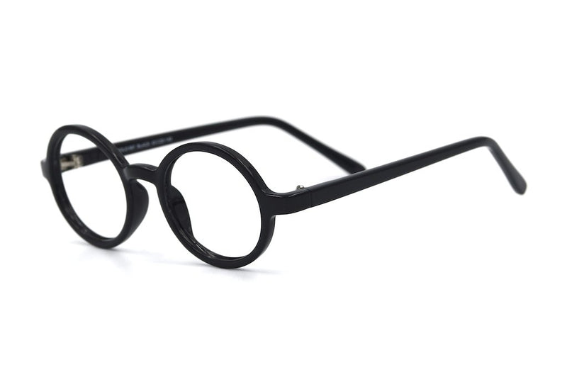 Noir Round Retro Glasses. Mens Retro Glasses. Mens Vintage Glasses