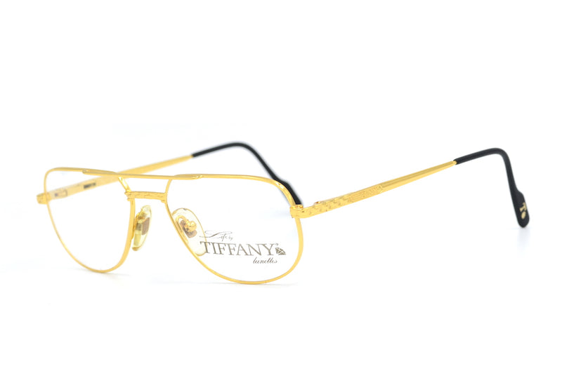 Tiffany Lunettes. Tiffany 429 Vintage Glasses. Tiffany Glasses. Mens Vintage Glasses. 23kt Gold Plated Glasses. Rare Vintage Glasses. Luxury Glasses.