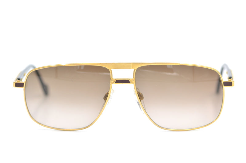 S.T Dupont D002 6051 Vintage Sunglasses. Gold Plated Sunglasses. Luxury Sunglasses. Dubai Designer Sunglasses. 
