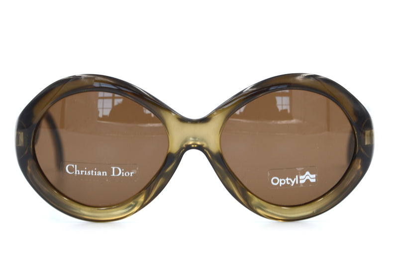 Christian Dior Greta Vintage Sunglasses. Ladies Vintage Sunglasses. Round Vintage Sunglasses. Round Designer Sunglasses. 1980's Sunglasses. Christian Dior Sunglasses. Sustainable Sunglasses.