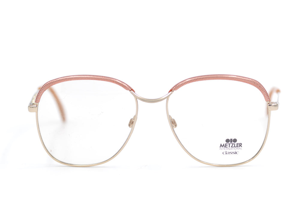 Metzler 7296 463 Vintage Glasses. Combination frame glasses. 70s glasses. 70s eyeglasses. Vintage eyeglasses. 