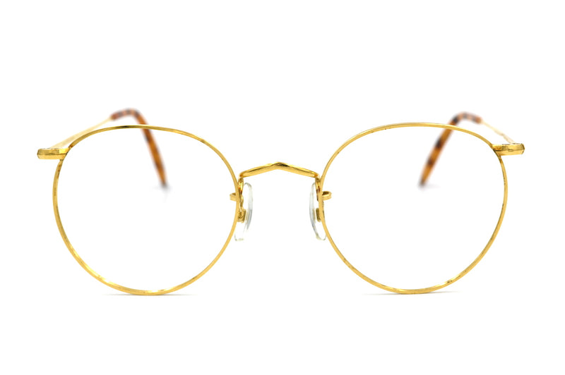 Oro 14KT RG Vintage Glasses. Mens gold vintage glasses. Rolled Gold Vintage Glasses. Gold Plated Vintage Glasses. Panto Vintage Glasses. Round Vintage Glasses. Panto Vintage Glasses.