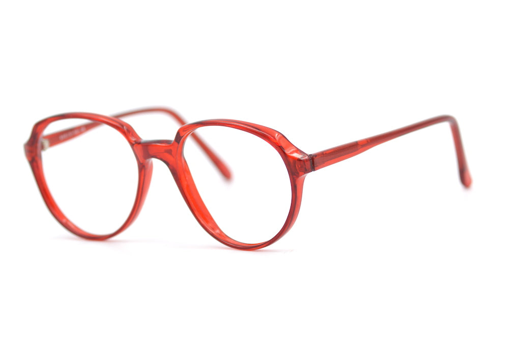 66520 Red Vintage Glasses. Red Panto Glasses. Red Round Glasses. Red Vintage Glasses. Retro Red Glasses.