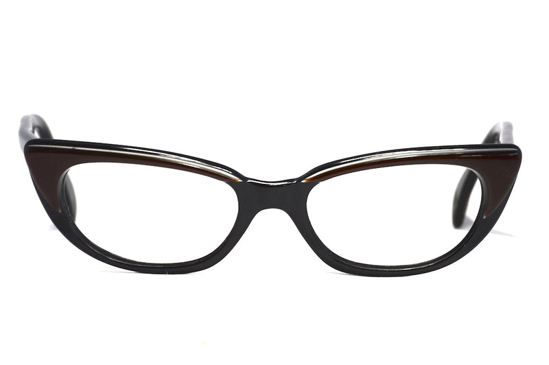 1950's cat eye glasses, 1950's ladies glasses, vintage cat eye glasses, viennaline glasses