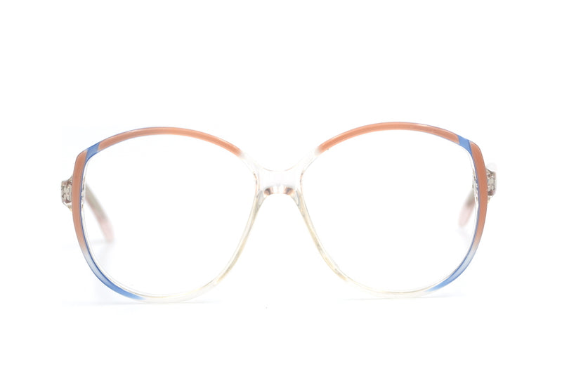 Tasmin by Vertex vintage glasses. 1980's vintage glasses. Oversized vintage glasses. Sustainable glasses. Vintage eyewear.