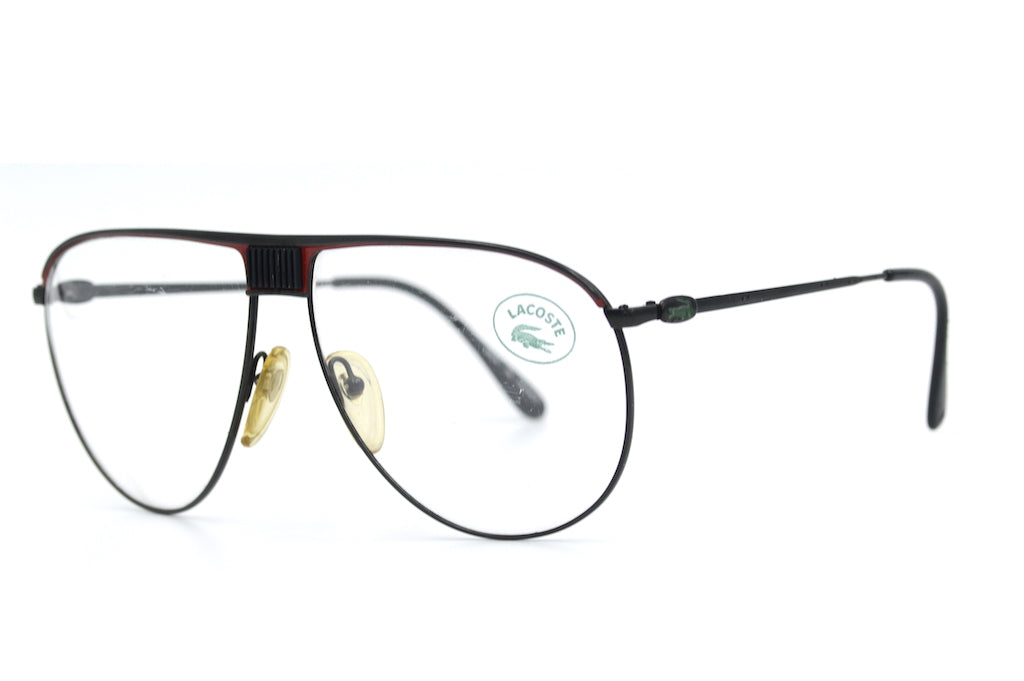 Lacoste 191 vintage glasses. Lacoste Glasses. Round glasses. Round vintage glasses. Sustainable glasses. Cool glasses. Vintage eyeglasses. Lacoste Aviator.  Lacoste Glasses.