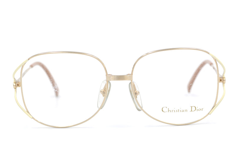 Christian Dior 2444 41 Vintage Glasses. Vintage Christian Dior Glasses. Oversized Vintage Glasses. Oversized Metal Glasses. Oversized Christian Dior Vintage Glasses.