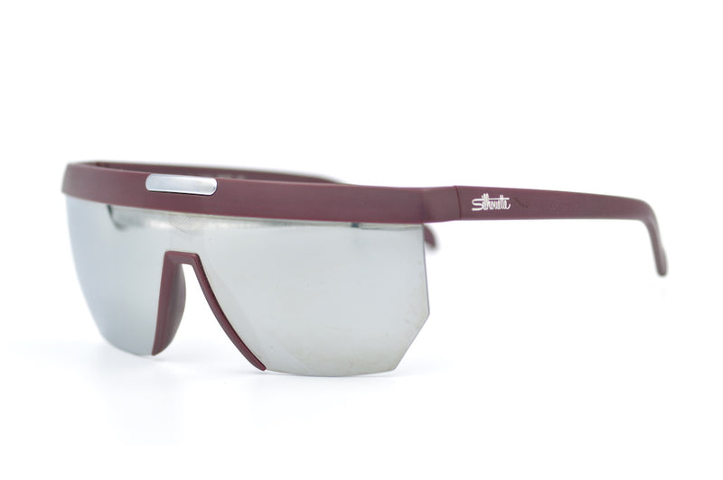 Silhouette M3077 5550 Vintage Sunglasses. Rare vintage sunglasses. Silhouette futuristic sunglasses. Silhouette Futura sunglasses. 80s Silhouette Sunglasses. 