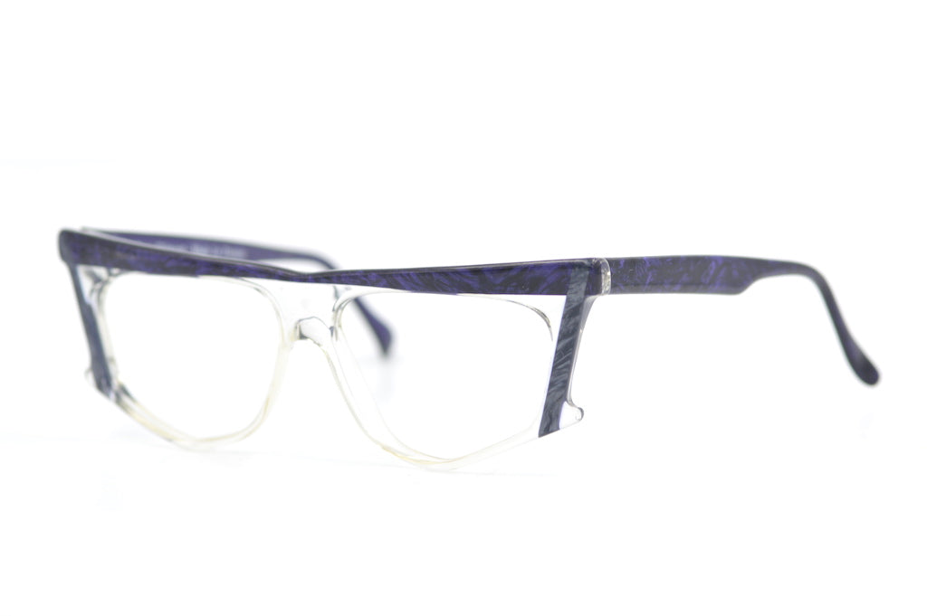 Jean Clement Jazz vintage glasses. Rare vintage glasses. Cool. vintage glasses. Unusual vintage glasses. Quirky eyeglasses. 