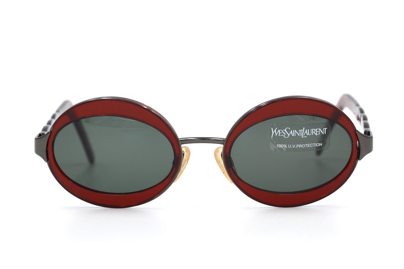 Yves Saint Laurent 6058 Y362 Vintage Sunglasses. YSL Sunglasses. Vintage YSL. Vintage Designer Sunglasses. Vintage Cat Eye Sunglasses.
